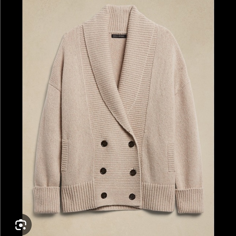 NWT banana republic maite wool blend cardigan